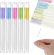 [Fhandong] Ear Hole Floss Earrings Hole Cleaning Line, 300Pcs Floss Earring Hole Cleaner Earring Piercing Cleaning Line,Earrings Hole Cleaner Floss Ear Piercing Cleaner Piercing Aftercare Piercing Cleaning Line