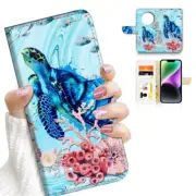 ( For Optus X Pro 5G 2024 model) Flip Case Cover PH26594 Turtle