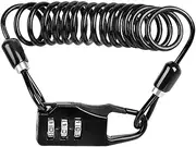 Mikinona 1Pc Bike Code Lock Password Security Cable Lock for Bicycle Heavy Duty Theft Bike Security for Outdoor Cycling Enthusiasts Compact and Portable