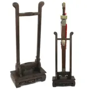 Wood Vertical Sword Holder Stand Assembly Rack For Samurai Sword katana Tanto