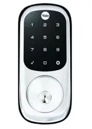 YALE ASSURE KEYED SATIN CHROME WITH YALE ACCESS HK