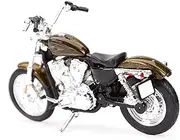 For Harley Motorcycle Series 1:18 2013 XL 1200V Seventy-two Die-cast Car Collection Hobby Motorcycle Model Toy Gift(Gold)