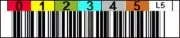1 x Sheet of 20 x LTO-5 Ultrium RW Data Cartridge Tape Barcode labels