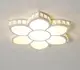 家用吸頂燈 水晶燈 52CM單色光 大氣花型燈具 美式水晶燈 客廳LED吸頂燈 圓形餐廳燈臥室大廳燈 (7.6折)