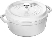 Staub Cast Iron 5-qt Tall Cocotte White Brand New In Original Box