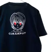 NEW HUNTER X HUNTER x UNIQLO Kurapika T-Shirts Size L Black JUMP Anime