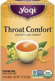 Yogi Tea Herbal Tea Bags Throat Comfort 16pk