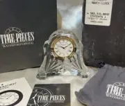 Waterford Crystal Time Pieces Abbey Clock Vintage New In Box 1995 Old Stock NIB