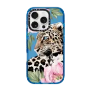 iPhone 16 Pro Impact Case Leopard with peonies