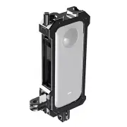1*Camera Aluminum Rabbit Cage Frame With Double Cold shoe for Insta360 X3 Camera