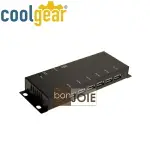 ::BONJOIE:: 美國進口 COOLGEAR METAL 7 PORT USB 2.0 POWERED SLIM HUB 金屬外殼七孔集線器 (USBG-7U2ML) FOR PC-MAC 鐵殼 7-PORT