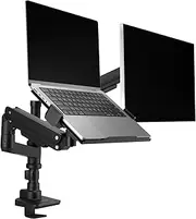 Kensington SmartFit Premium Heavy Duty Dual Monitor Arm with Laptop Tray
