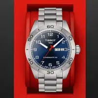 在飛比找Yahoo奇摩購物中心優惠-TISSOT天梭 官方授權 PRS516 經典賽車機械腕錶 