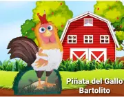 Gallo Bartolito Pinata de la Granja de Zenón
