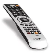 Remote Control for GA612WJSB SHARP TV : LC37D85X, LC42D85X, LC46D85X, LC52D85X