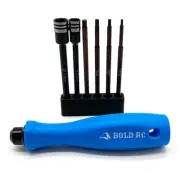 Bold R/C 10630 1:8 1/4" Quick Drive Hex & Nut Driver Tool Set w/Handle