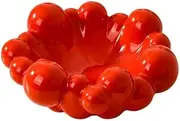 Fruit and Produce Storage Basket Fruit Plate Living Room Home Coffee Table Entrance Bedroom Fruit Plate Tray Ceramic Kitchen with Dried Fruit Plate Suitable for Kitchen Counters(C)