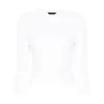 [Balenciaga] Balenciaga BB-pattern Open-knit Jumper M WHITE