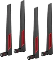 Sutinna 8dBi Dual-Band Wireless Router Antenna, 4PCS, Compatible with ASUS AC68U/AC88U/AC66U & Intel WiFi Cards, RP-SMA Connector, 2.4/5GHz, Omni-Directional, 8dBi Gain