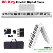 KONIX Folding Piano Keyboard 88 Key Full-Size Digital Midi Electric Piano PJ88C