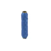 1 Single Bobbin Sinew Blue Artificial Craft Bead Thread Spool Poly Waxed Sinue