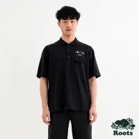 在飛比找Yahoo奇摩購物中心優惠-Roots 男裝- NATURE BEAVER短袖POLO衫