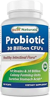Best Naturals - Probiotic Healthy Intestinal Flora 30 Billion CFU - 60 VCap(s)