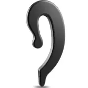 Over Ear Wireless bluetooth Earphone Portable Sports Earhook Headphone Earbuds with Mic BLACK COLOR