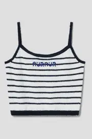 Stripes Knit White