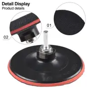 125mm Hook & Loop-BACKING PAD For Sanding Discs Angle Grinder Drill Rubber Flat