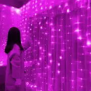 3/6M USB LED Curtain 8Modes Remote Control String Lights Holiday Wedding Fairy G