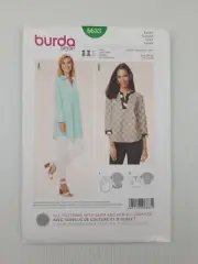 Burda Sewing Pattern 6633 Women's Tunic Pattern Size US 10-20 EUR 36-46 NEW