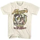 Poison 1980's Glam Hair Metal Rock Group Band World Tour CONCERT Adult T-Shirt