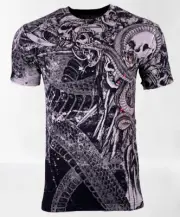 Xtreme Couture Affliction Men's T-Shirt ASHES & DUST Black Skull S-3XL