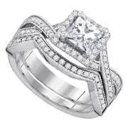 1 3/8CTW-Diamond 1 CT-CPR BLISS BRIDAL SETS SINGLE H