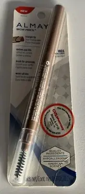 Almay BROW Pencil. Define, Fill, Brush. All-Day Wear Hypoallergenic DARK BLONDE
