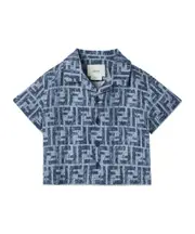 Linen baby shirt 24M,12M blue