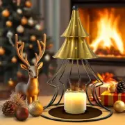 Christmas Candle Warmer Lamp with Timer: Flameless Wax Melt Warmer with Timer...