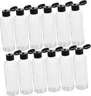 SHOWERORO 24pcs Refillable Travel Bottles for Shampoo Conditioner Portable Squeezable Toiletry Containers Dispenser Bottles Multi Purpose Travel