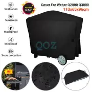 BBQ Cover Outdoor Barbecue Dustproof Waterproof Protection For Weber Q3000 Q2000