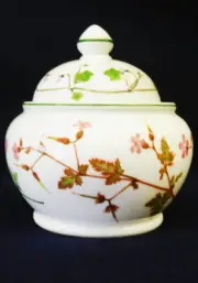 Portmeirion Welsh Wild Flowers Covered Sugar Bowl 4" tall NEW made in England