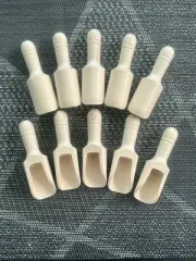10 Mini Wooden Salt, Tea, Coffee, Seasoning, Candy, Spices, Bath Salt Spoons