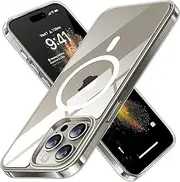 MKX for iPhone 15 Pro Max Case with MagSafe, 12FT Military Shockproof, 20W Safe & Fast Charging, Titanium Action Button, Slim Thin Velvety Touch, Magnetic Protective iPhone 15 Pro Max Cover, White