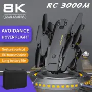 New 8K Drone FPV 1080P HD Dual Camera 5G WIFI Folding Quadcopter Toys Gifts AU