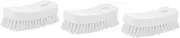 minkissy 3pcs Flexible Bristle Nail Brush Manicure Kit Scrubbing Brush for Hands Feet