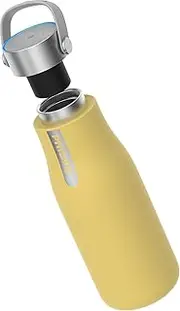 Philips GoZero 590ml Smart Hydration Bottle - Hot & Cold with UV Self-Cleaning Technology (Yellow)
