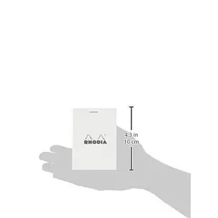 法國RHODIA 騎馬釘橫線筆記本/ A7/ White/ Lined