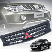 MATTE BLACK GRILLE GRILL RED LOGO MITSUBISHI TRITON L200 MQ 2015-18 (for: Mitsubishi)
