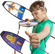 Novelty Place 2 Pack Thumb Ejection Kite Toy - Slingshot Catapult Kite Launcher for Boys Girls Kids & Teens, Mini Beach Kites Easy to Launch and Fun Outdoor Flying Experience