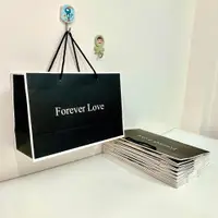 在飛比找蝦皮購物優惠-Forever Love 黑色包禮包情人情人節生日禮物包配優